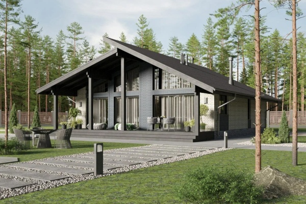 Дом панельно-каркасный Пикассо (116кв.м)