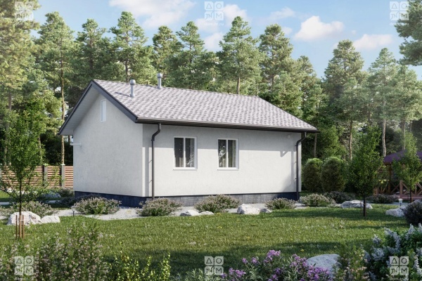 Дом панельно-каркасный Уютный 54 (57кв.м)