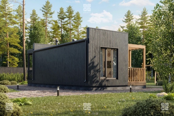 Дом панельно-каркасный Атмосфера 39 (50кв.м)