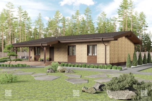 Дом панельно-каркасный Сезанн (170кв.м)